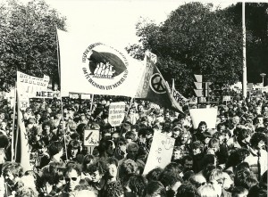 Demonstratie tegen kernwapens, Den Haag 29 oktober  1983