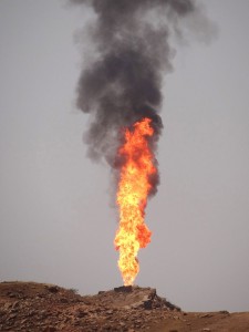 Gas Flare - Near Gachsaran - Southwestern Iran